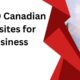 Top 10 Canadian websites for Business
