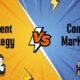 difference between content strategy and content marketing