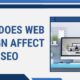 How does web design affect SEO